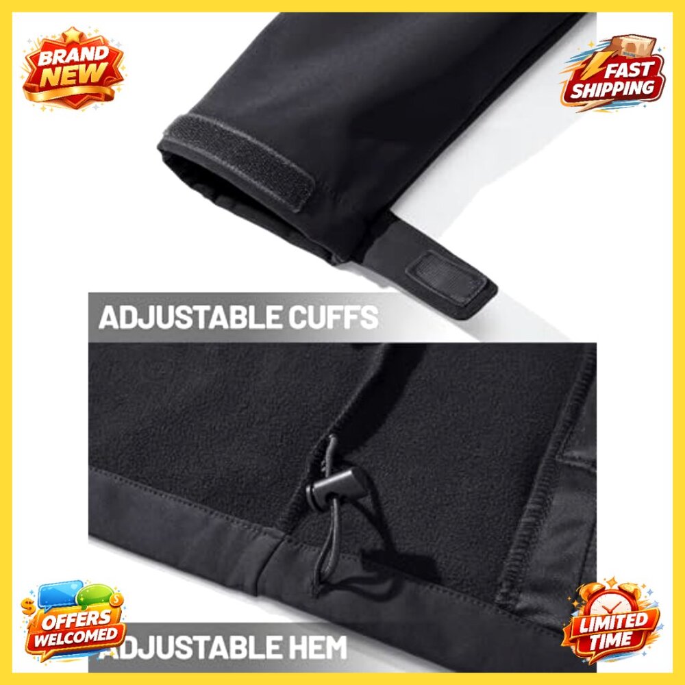 Men's Lightweight Softshell Jacket Waterproof Fle… - image 6
